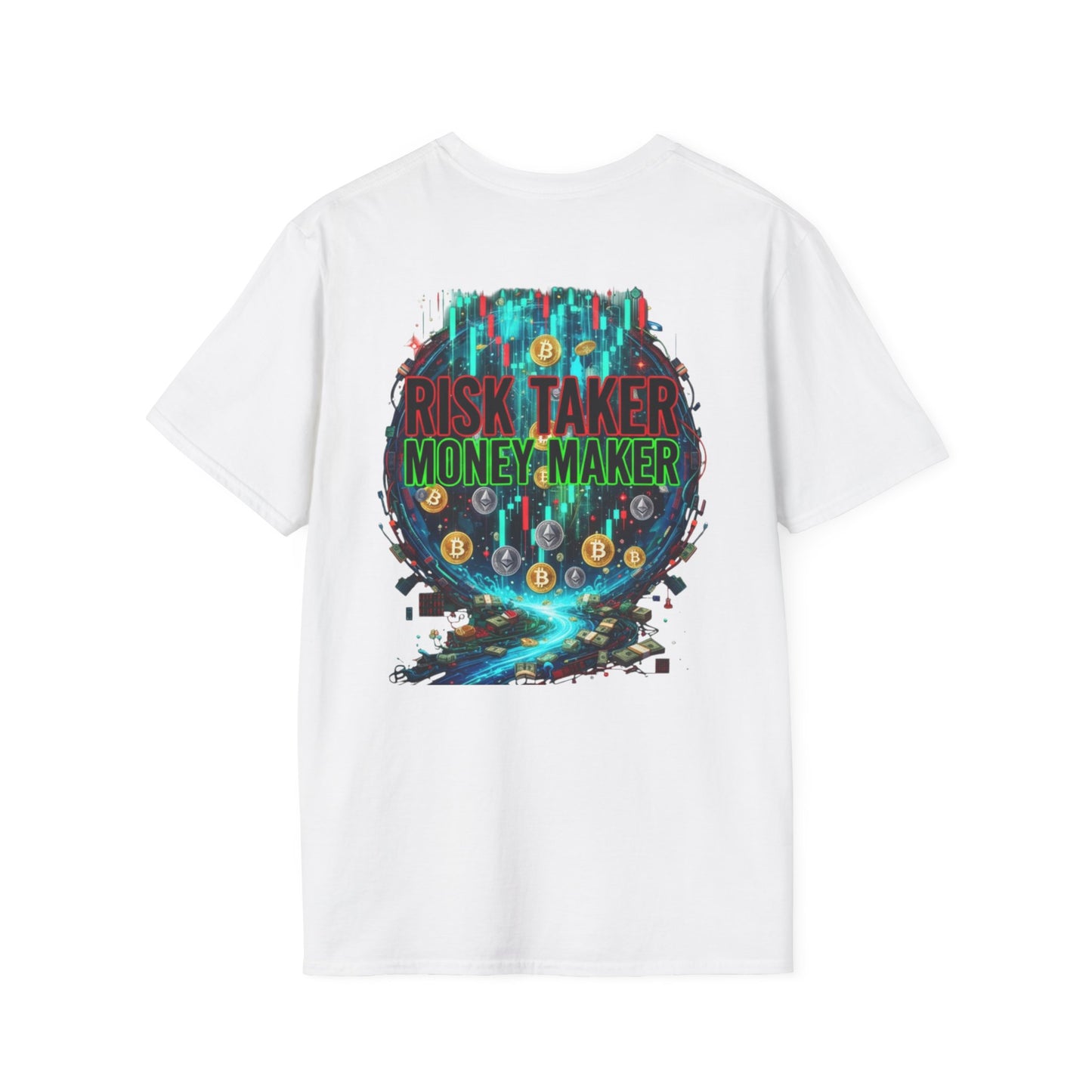 Risk Taker Money Maker T-Shirt — Fire Society Crypto Graphic Tee