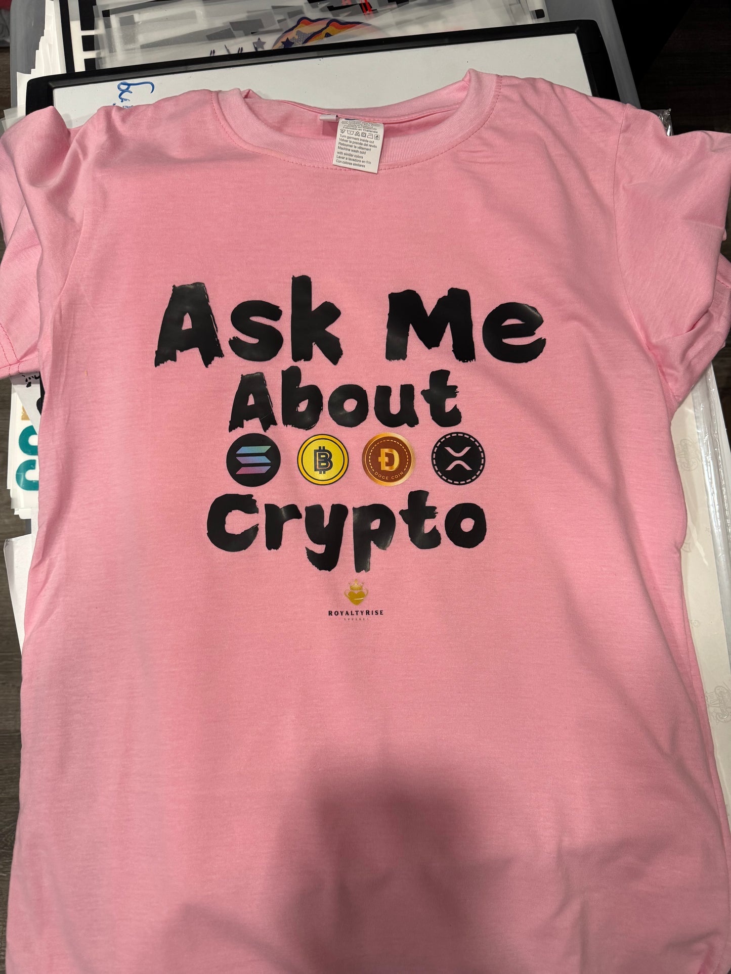 Ask Me About Crypto T-shirt