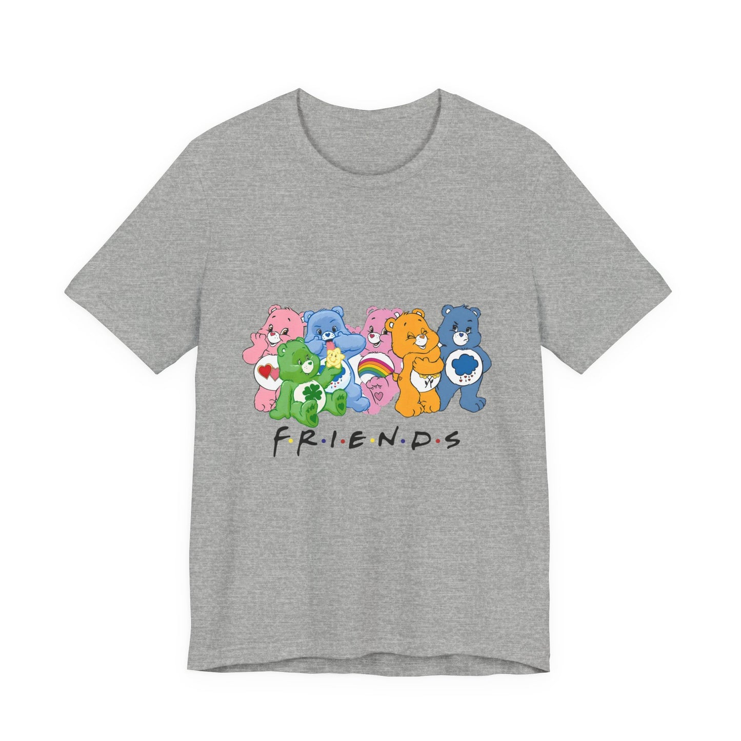 Retro Rainbow Care Bears "F.R.I.E.N.D.S" Shirt