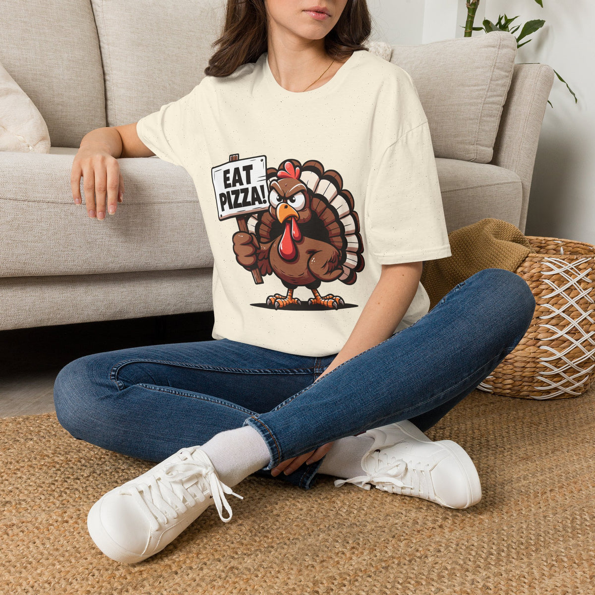 Eat Pizza Turkey Thanksgiving T-Shirt