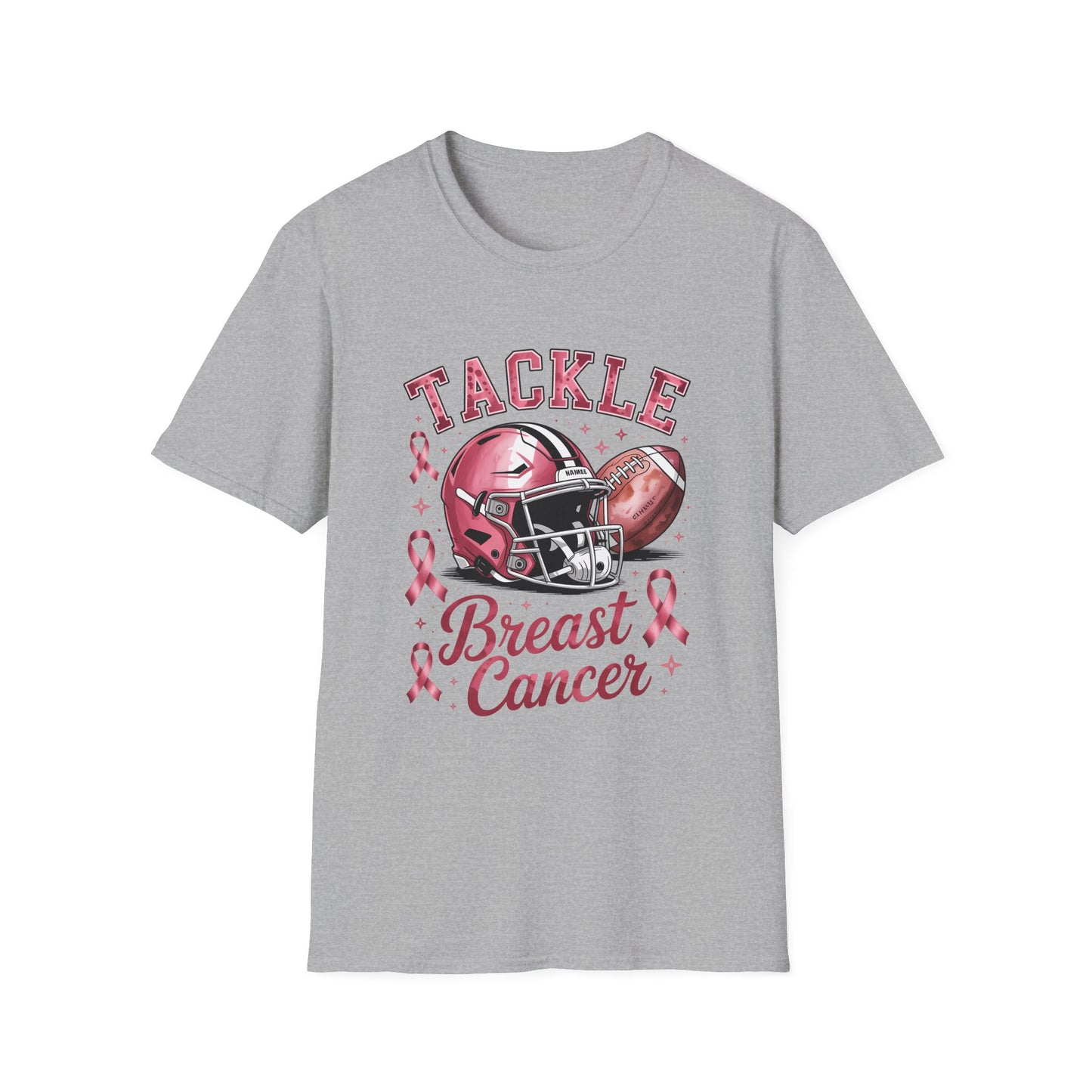 Pink Tackle Breast Cancer Tee