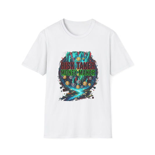 Risk Taker Money Maker T-Shirt — Crypto & Investment Graphic Tee