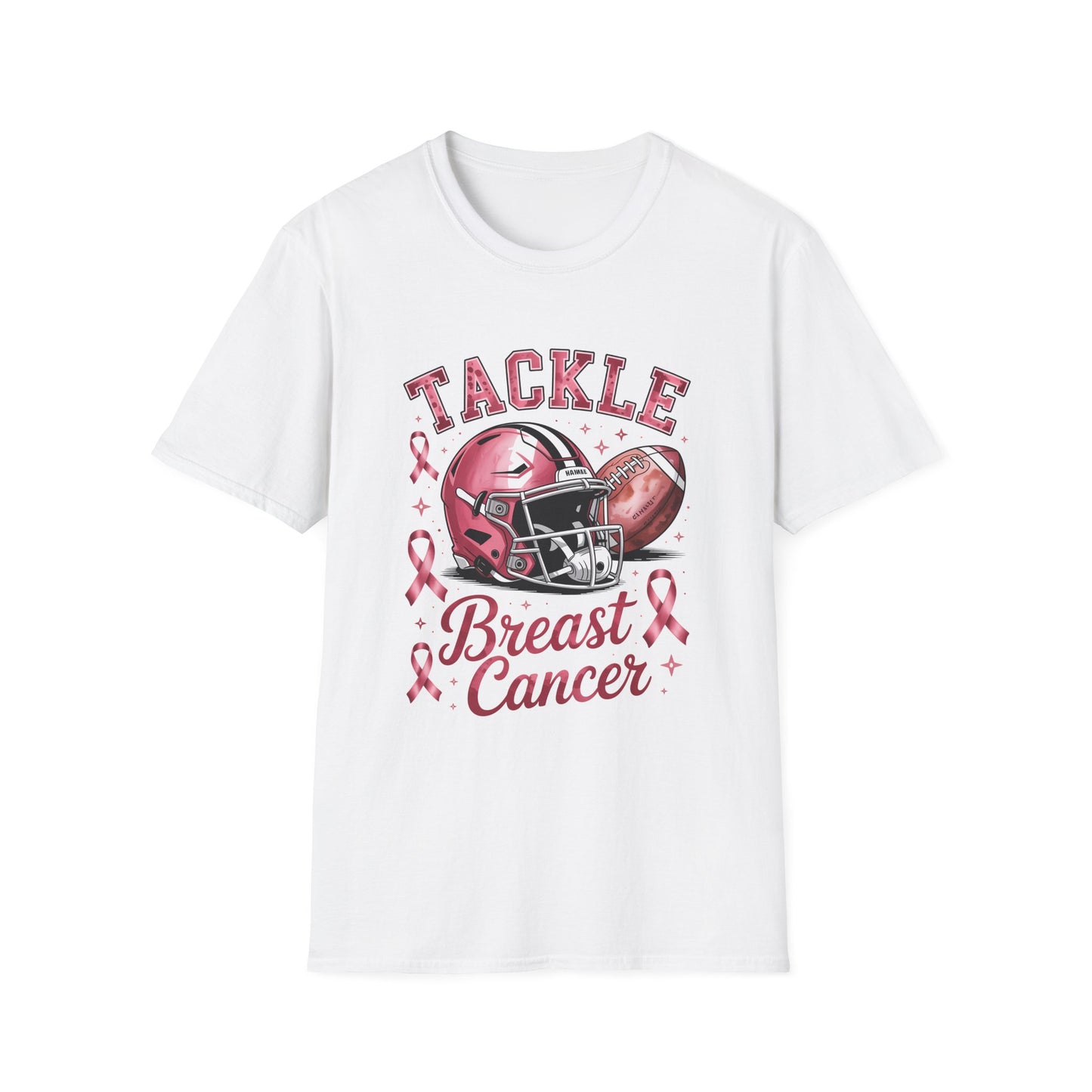 Pink Tackle Breast Cancer Tee