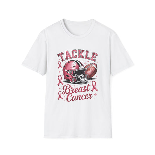 Pink Tackle Breast Cancer Tee