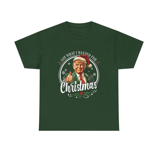 Got What I Wanted For Christmas Trump Tee