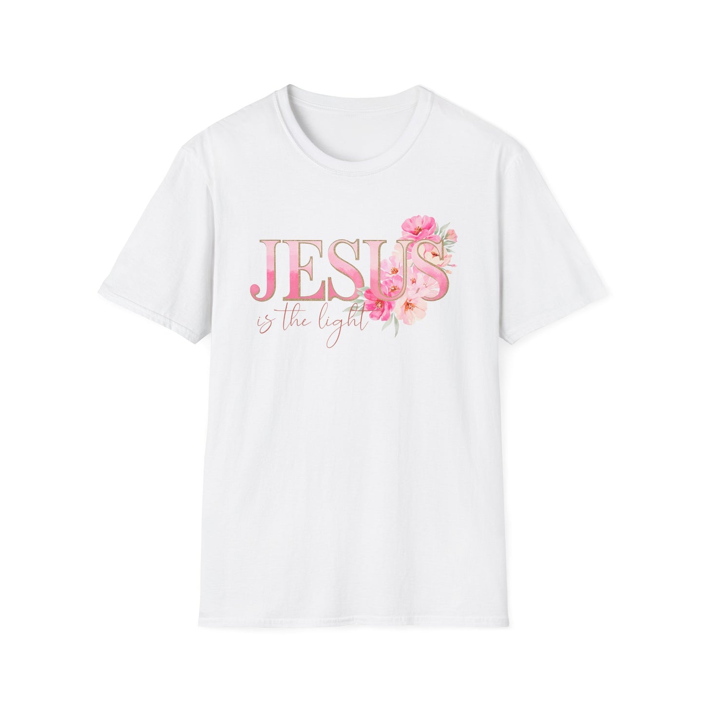 Jesus Is the Light Floral T-Shirt