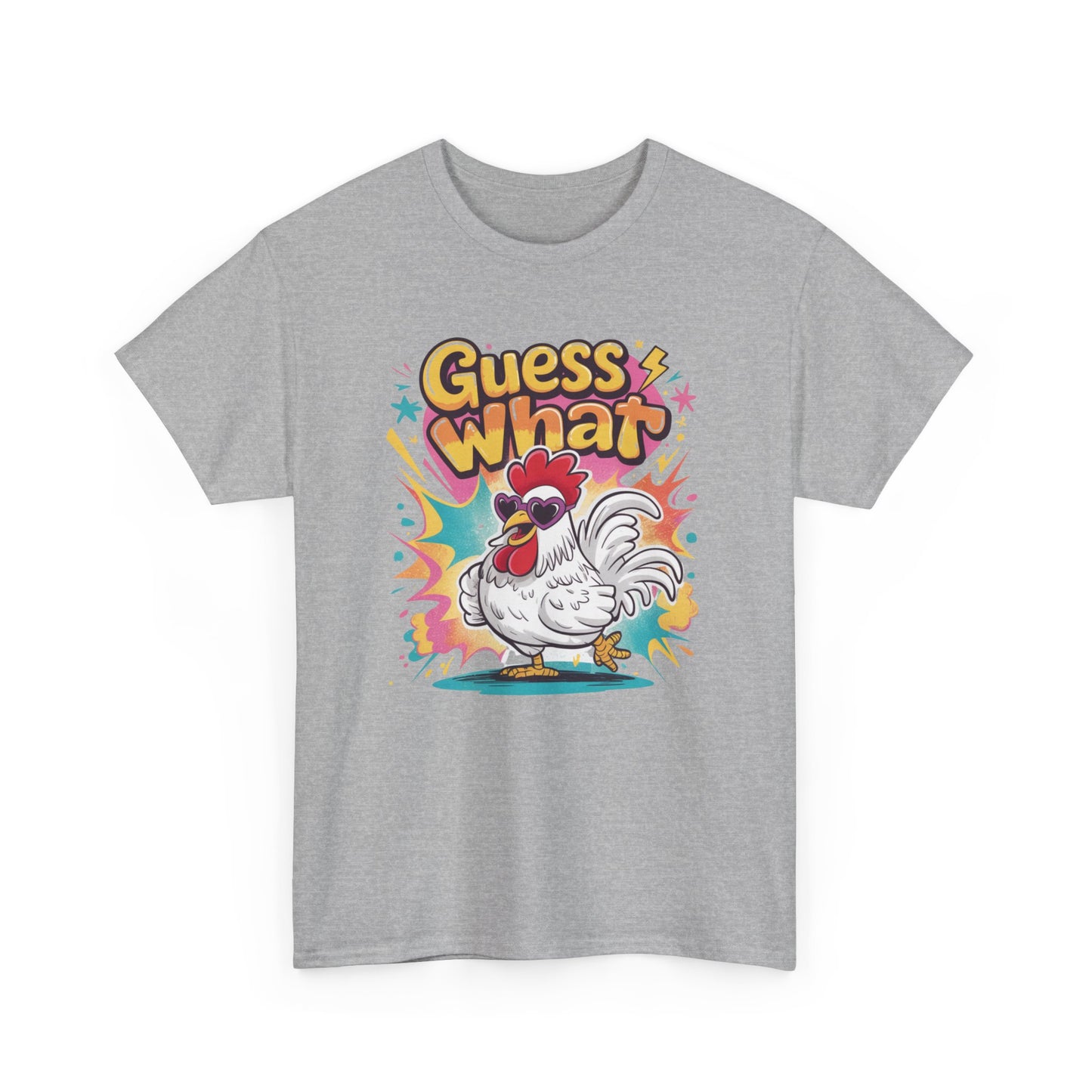 Guess What? Chicken Butt T-Shirt — Funny Retro Chicken Graphic Tee