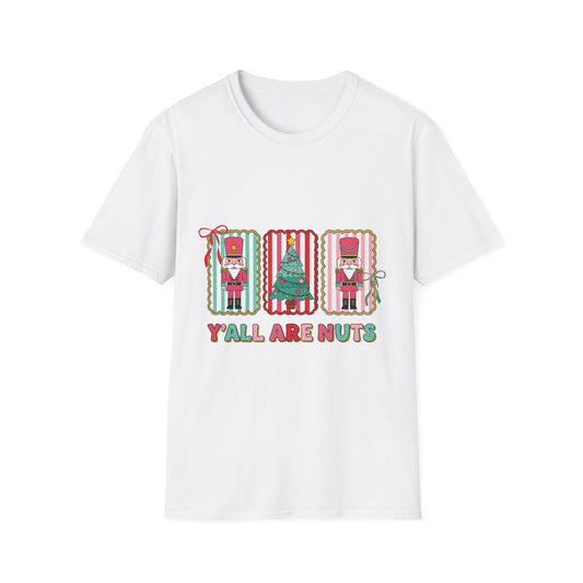 Y'all Are Nuts Christmas T-Shirt