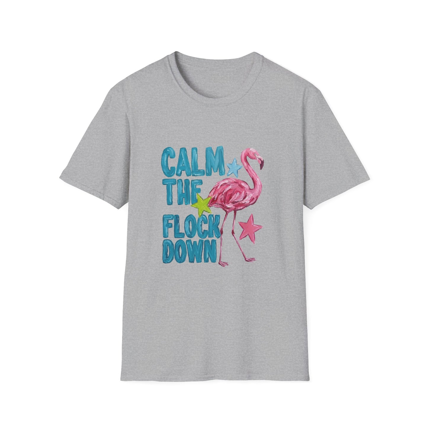 Calm The Flock Down Flamingo T-Shirt