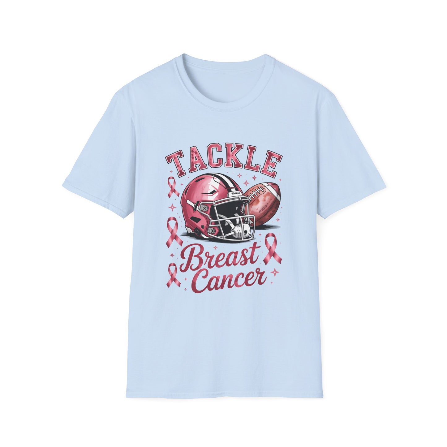Pink Tackle Breast Cancer Tee