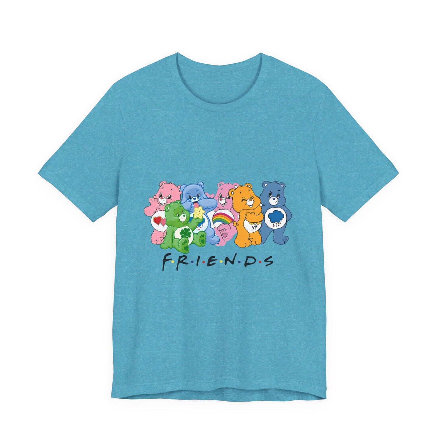 Retro Rainbow Care Bears "F.R.I.E.N.D.S" Shirt