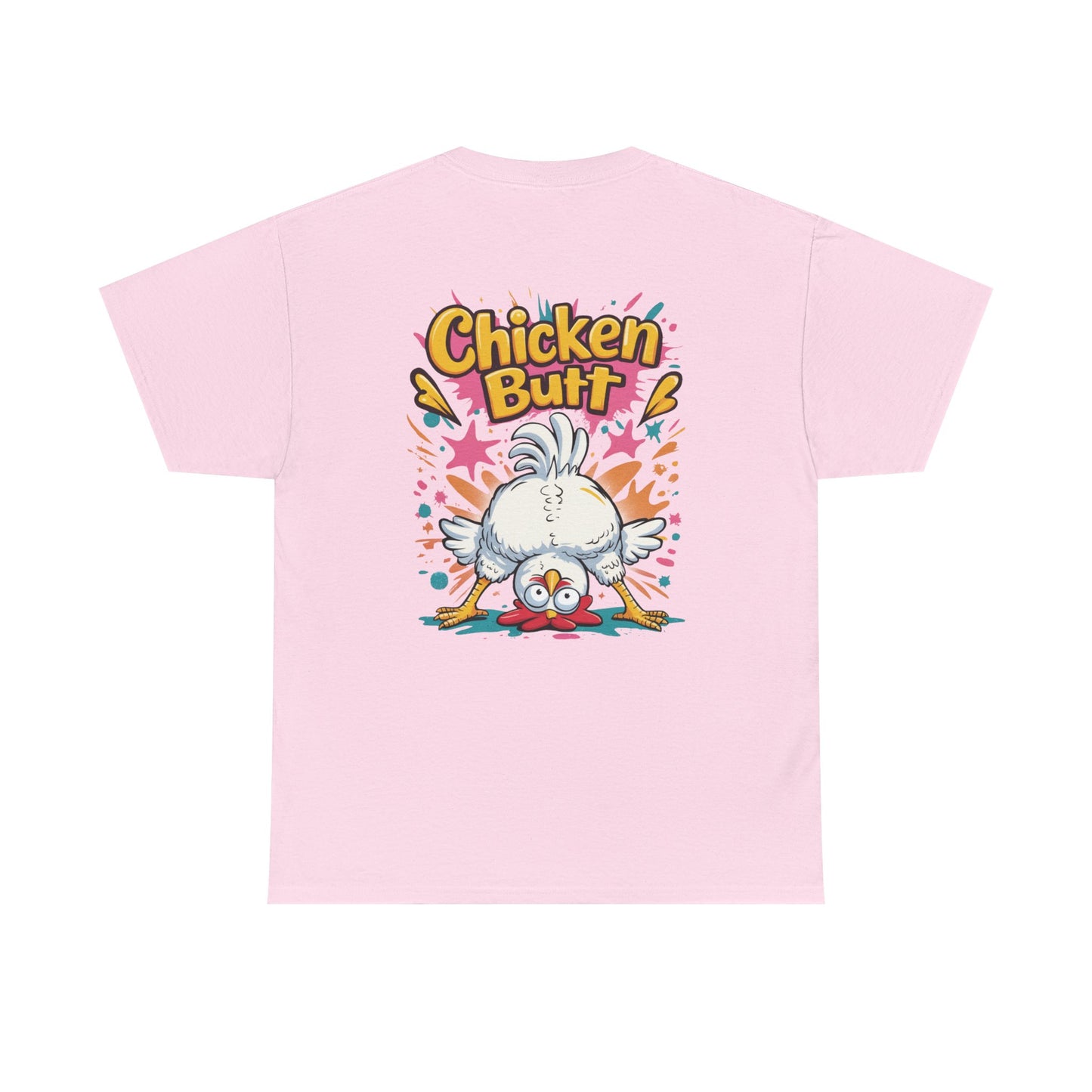 Guess What? Chicken Butt T-Shirt — Funny Retro Chicken Graphic Tee