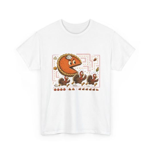 Pixel Pac-Man Pumpkin & Turkey Chase Tee
