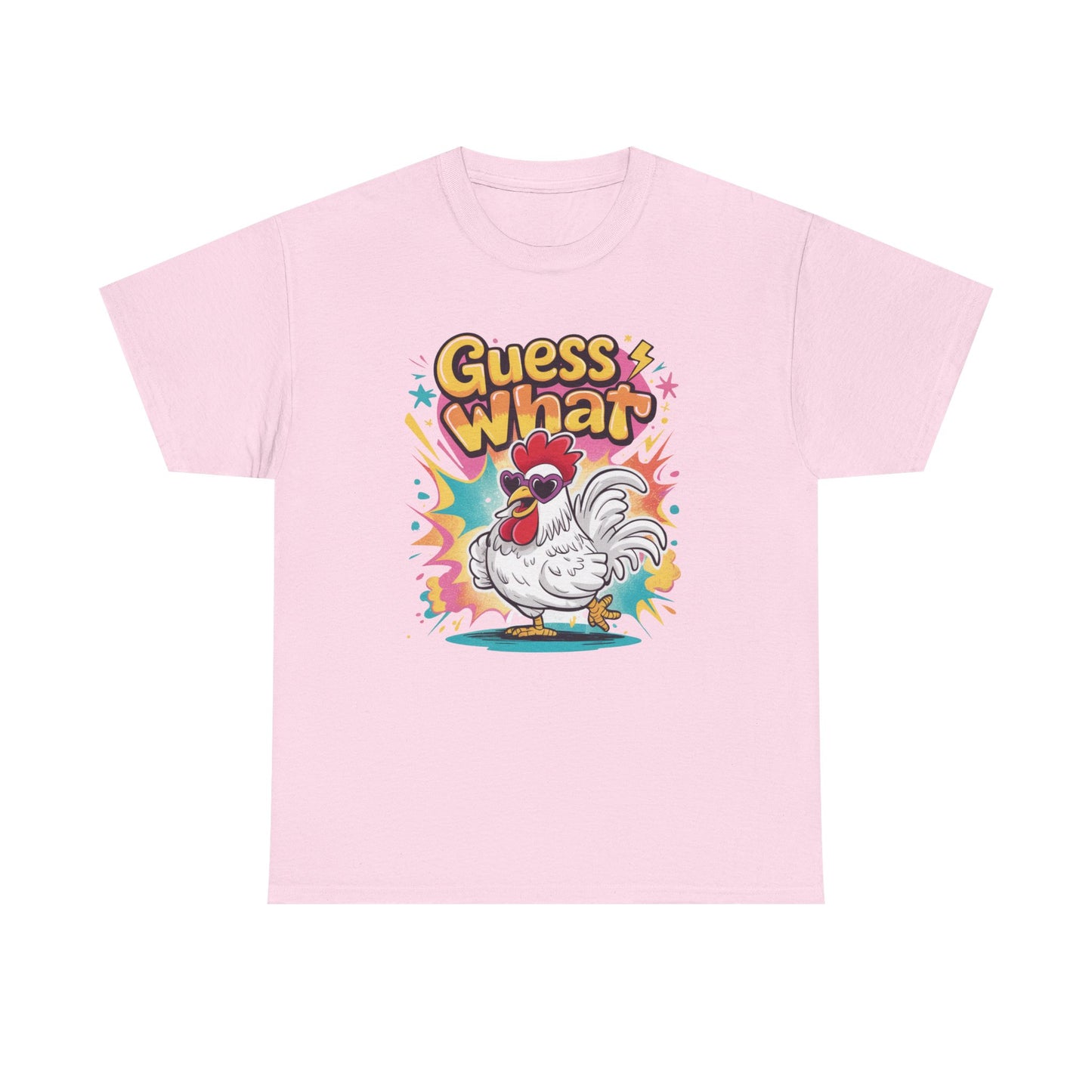 Guess What? Chicken Butt T-Shirt — Funny Retro Chicken Graphic Tee