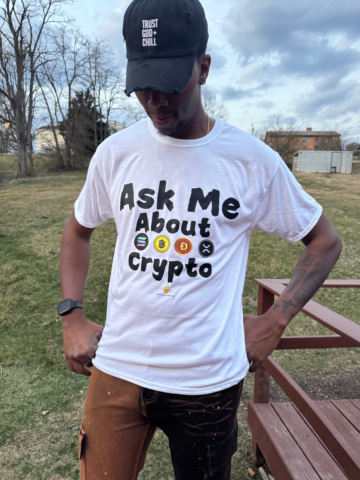 Ask Me About Crypto T-shirt